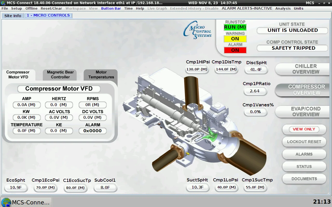 MCS-Graphics sample screen 2